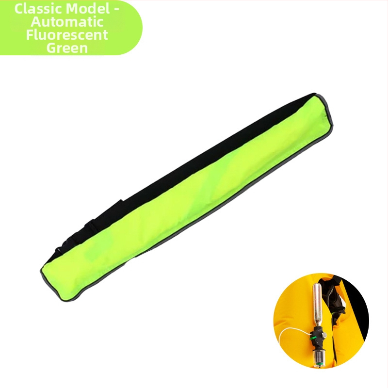 Αυτόματη Φουσκωτή Ζώνη Σωσίβιου με Μεγάλη Πλευστότητα – για Ψάρεμα, Φορητό Επείγον Σωσίβιο για Αυτοκίνητο/Πλοίο, Μοντέλο JHJSYD-JDK, Με δυνατότητα Προσαρμογής