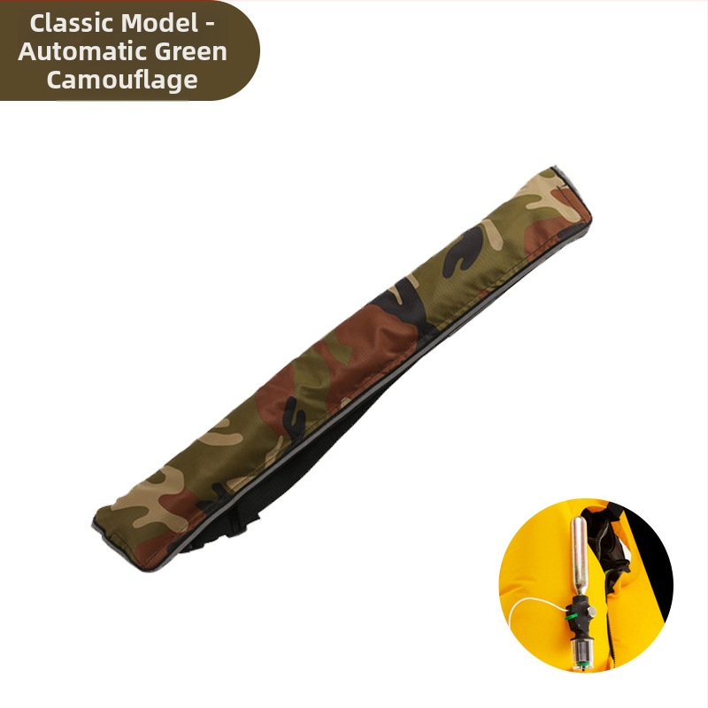 Αυτόματη Φουσκωτή Ζώνη Σωσίβιου με Μεγάλη Πλευστότητα – για Ψάρεμα, Φορητό Επείγον Σωσίβιο για Αυτοκίνητο/Πλοίο, Μοντέλο JHJSYD-JDK, Με δυνατότητα Προσαρμογής