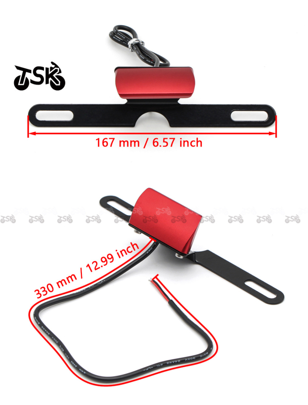 Φως πινακίδας μοτοσικλέτας Tesco – Συμβατό με Honda, Kawasaki, Yamaha, Ducati, BMW, Suzuki