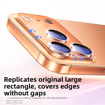 Film pentru lentila camerei din sticlă temperată pentru seria iPhone 13/14 — acoperire 3D completă, claritate HD, praf rezistent, antiamprente