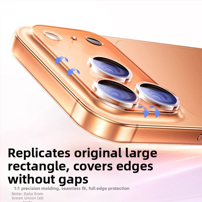 Fólia na objektív fotoaparátu z tvrdeného skla pre iPhone 13/14 sériu — 3D plné pokrytie, HD ostrosť, prachotesná, proti otlačkom prstov