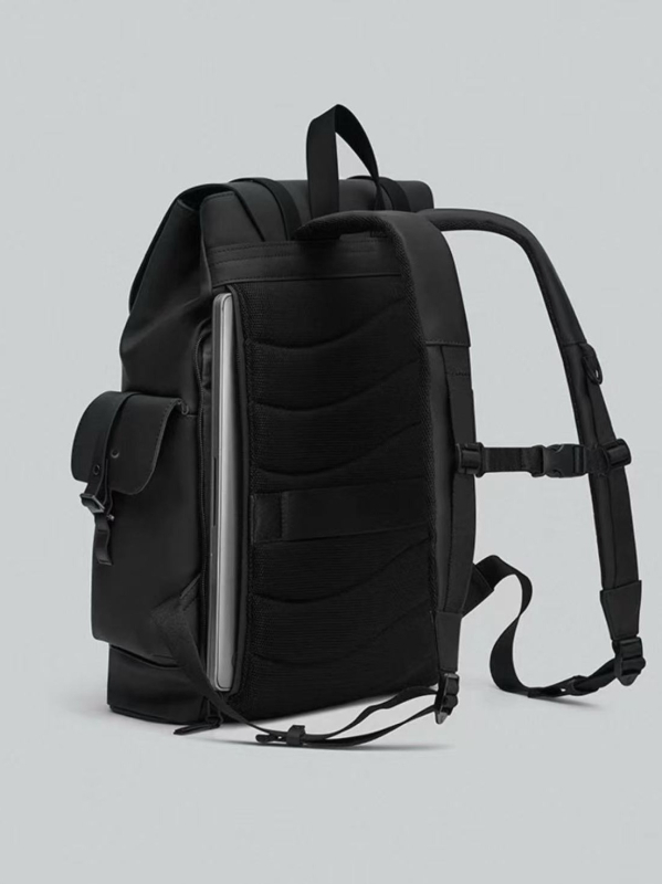 Ranac za laptop od vodootpornog PU materijala, ergonomski stražnji panel, unisex dizajn, kapacitet ispod 20 L, džep za laptop.
