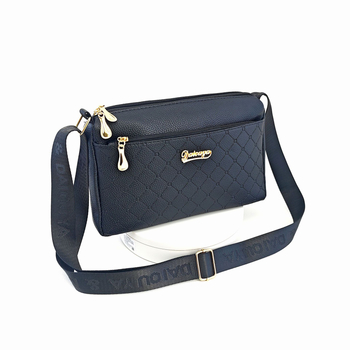 Deoia PU bőr crossbody táska Lychee textúrával, vízszintes négyzet alakú, cipzáras nyitás, belső zipzáras zseb és telefon zseb, egyrészes vállpánt