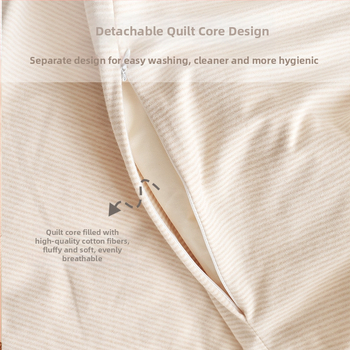 Βρεφική καπιτονέ κουβέρτα από 100% βαμβάκι, γέμισμα βαμβάκι, βάρος 0.55-1.0 κιλά, χειμώνας, στυλ κεντήματος καρτούν