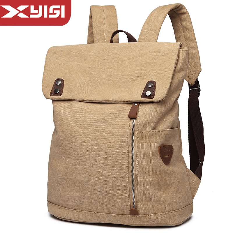 Platneni ruksak za putovanja, kapacitet 20–35 L, unisex, prozračan, kožni detalji