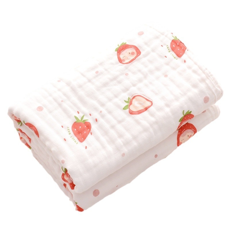 Xipin géz babafürdető törölköző, 100% pamut, állat- és karikatúra mintázat