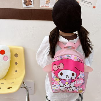 Dječji ruksak za vrtić, unisex – lagani najlon, prozračan dizajn, naramenice s zračnim jastučićem, motiv crtića