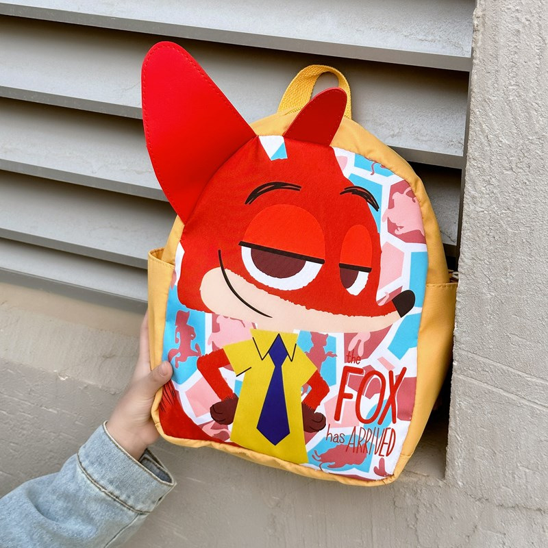 Dječji ruksak za vrtić, unisex – lagani najlon, prozračan dizajn, naramenice s zračnim jastučićem, motiv crtića