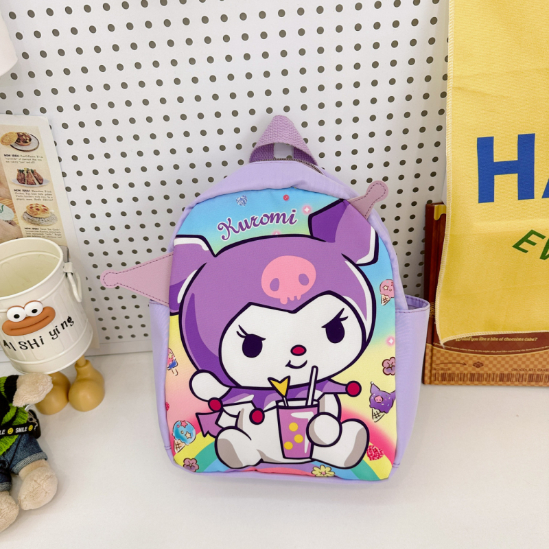 Dječji ruksak za vrtić, unisex – lagani najlon, prozračan dizajn, naramenice s zračnim jastučićem, motiv crtića