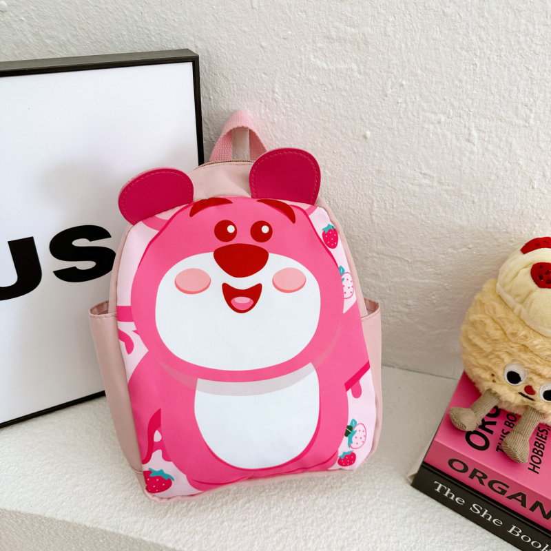 Dječji ruksak za vrtić, unisex – lagani najlon, prozračan dizajn, naramenice s zračnim jastučićem, motiv crtića