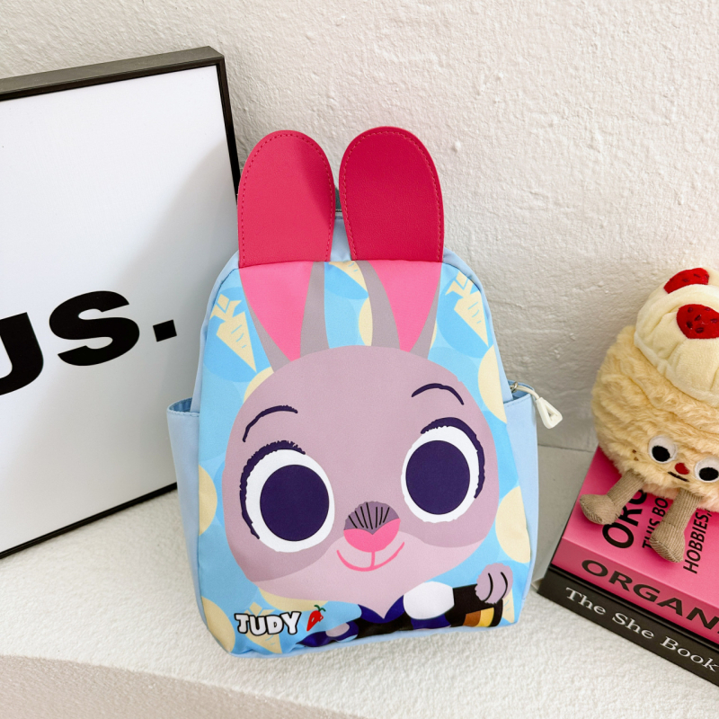 Dječji ruksak za vrtić, unisex – lagani najlon, prozračan dizajn, naramenice s zračnim jastučićem, motiv crtića