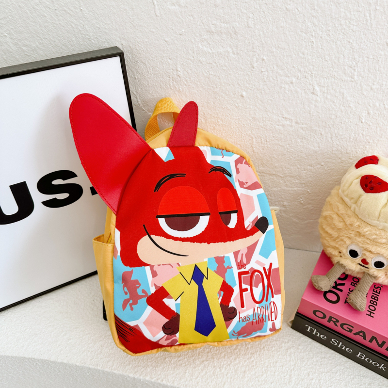 Dječji ruksak za vrtić, unisex – lagani najlon, prozračan dizajn, naramenice s zračnim jastučićem, motiv crtića