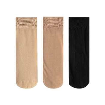 Velur kratke čarape za žene, anti-zakašnjenje, otporne na habanje, 50D, srednja duljina