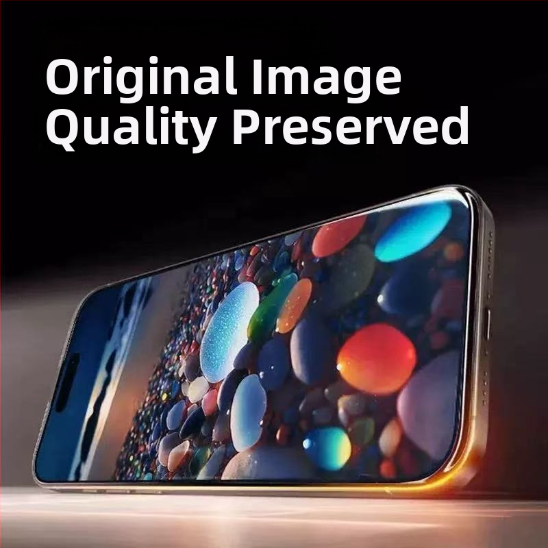 Tvrdené sklo predné ochranné sklo pre iPhone – HD ostrosť, plné pokrytie, zrkadlový povrch, proti otlačkom prstov, odolný pádu