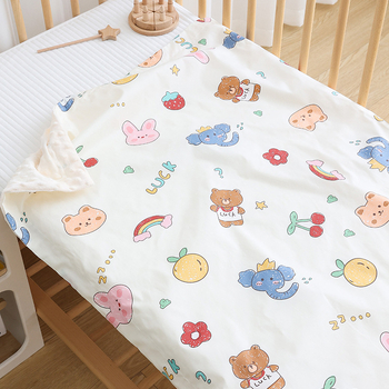 100% pamut baba takaró újszülötteknek és gyerekeknek, négy évszakos, koreai stílus, testreszabható feldolgozással