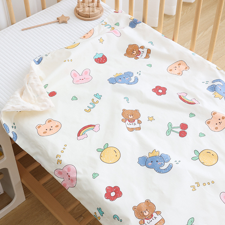 100% pamut baba takaró újszülötteknek és gyerekeknek, négy évszakos, koreai stílus, testreszabható feldolgozással