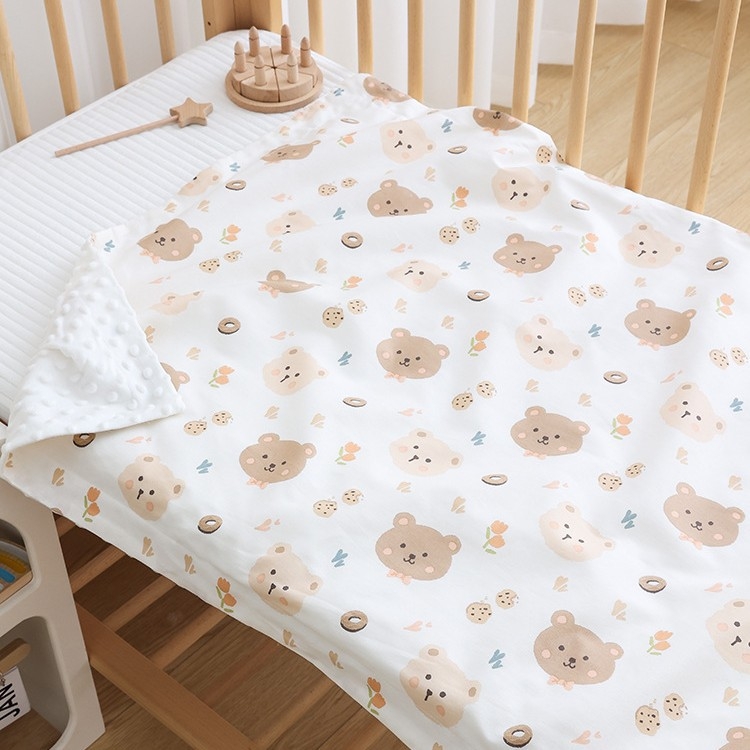 100% pamut baba takaró újszülötteknek és gyerekeknek, négy évszakos, koreai stílus, testreszabható feldolgozással