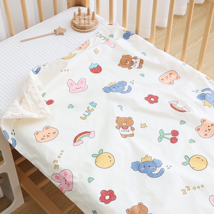 100% pamut baba takaró újszülötteknek és gyerekeknek, négy évszakos, koreai stílus, testreszabható feldolgozással