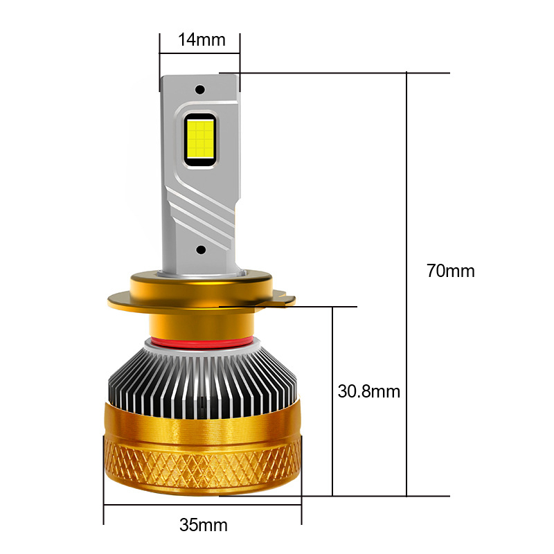 H7 LED automobilska svjetla, 220W, 22000LM, 12V, IP68