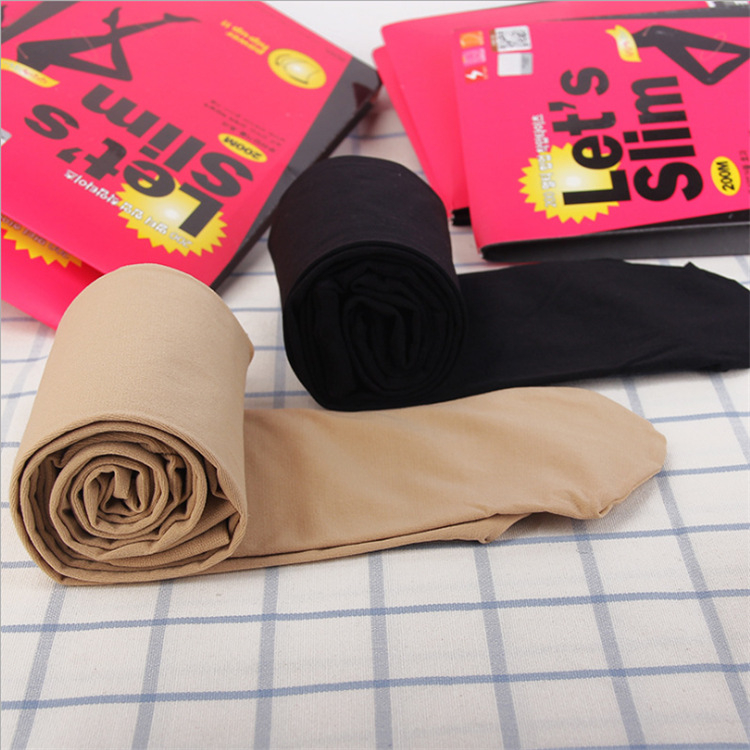 Koreanskog stila najlon čarape za oblikovanje i podizanje bokova, anti-rupture, tanke, pune dužine s nogom, 80-90% najlona