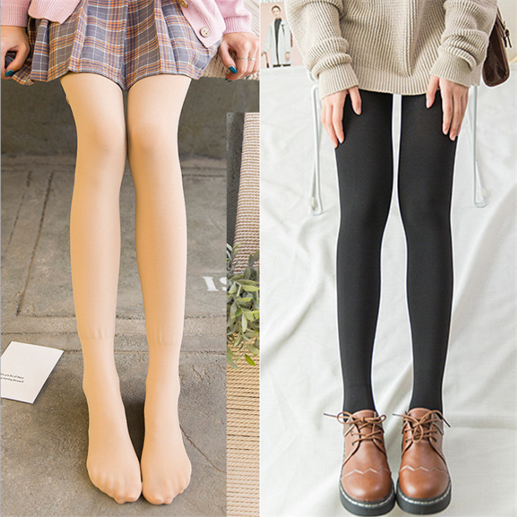 Koreanskog stila najlon čarape za oblikovanje i podizanje bokova, anti-rupture, tanke, pune dužine s nogom, 80-90% najlona