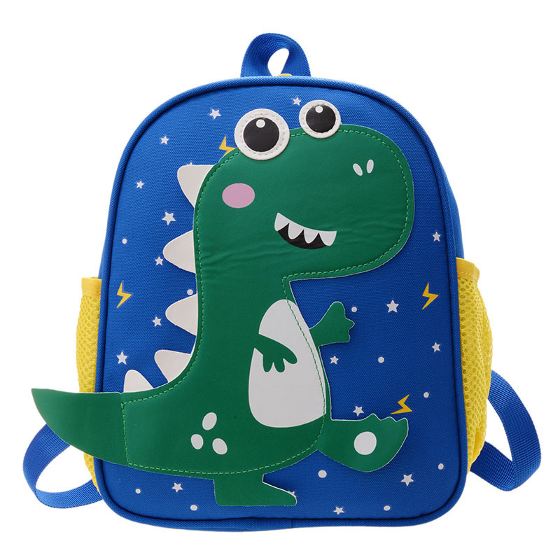 Dječji ruksak s dinosaurom u crtanom stilu - Oxford platno, prozračan, vodootporan, ultra lagan, zaštita leđa