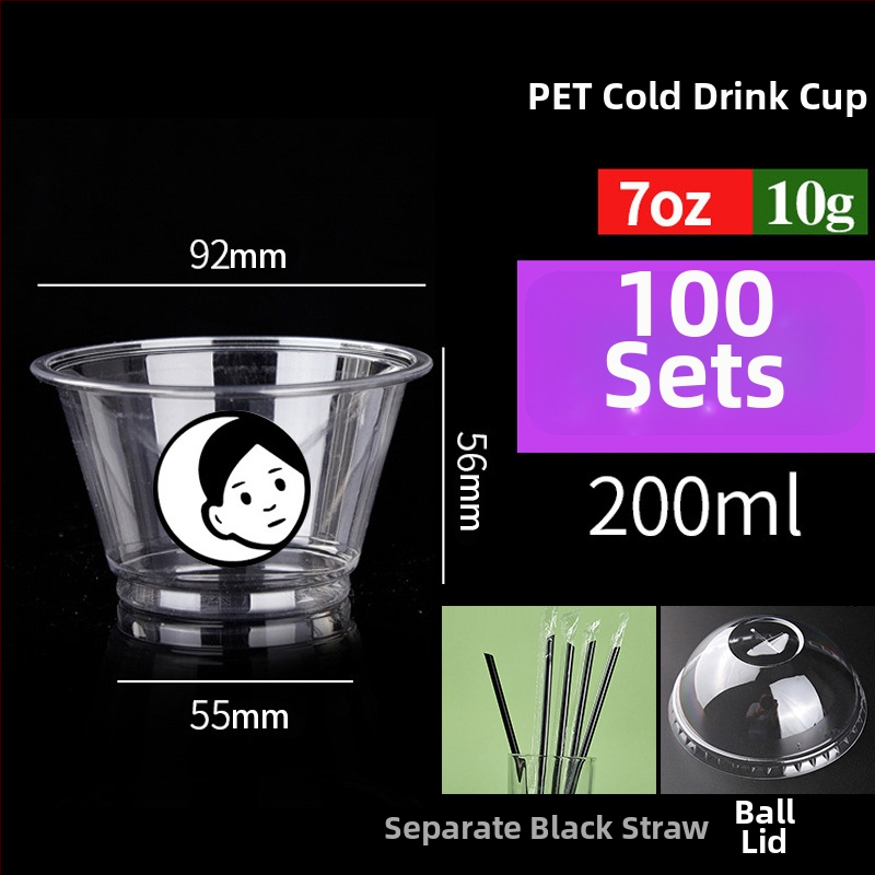 Pahar PET de unică folosință pentru băuturi cu lapte/latte, 301–400 ml, transparent, anti-scurgeri, imprimare logo, personalizare disponibilă