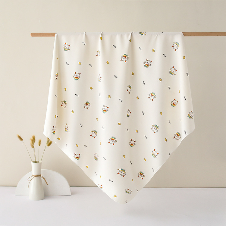 Swaddle od 100% pamuka, uzorak životinja, sigurnosna razina A, za novorođenčad 0–1 godina (do 80 cm), sve sezone