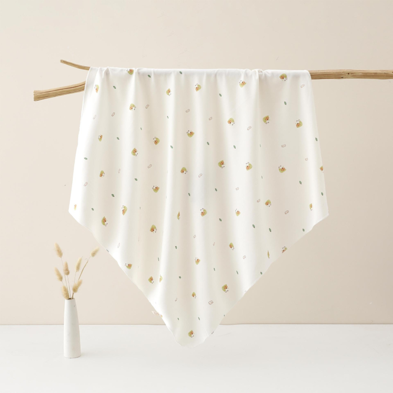 Swaddle od 100% pamuka, uzorak životinja, sigurnosna razina A, za novorođenčad 0–1 godina (do 80 cm), sve sezone