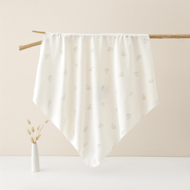 Swaddle od 100% pamuka, uzorak životinja, sigurnosna razina A, za novorođenčad 0–1 godina (do 80 cm), sve sezone