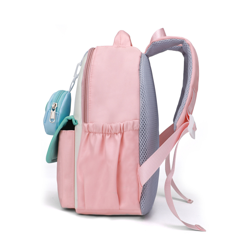 Torba za predškolu – unisex, korejski stil color-block, animirani uzorak, lagana Oxford tkanina, podstava poliester, Xin Wolong