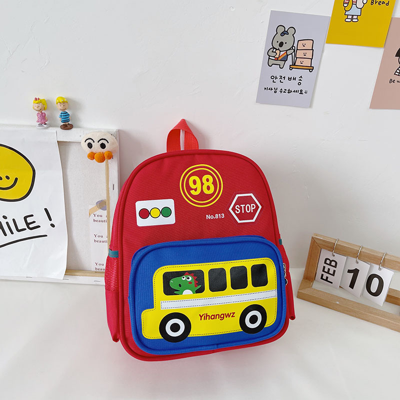 Nylon gyerek hátizsák állat mintával, kapacitás 20 L alatt, cipzárral nyíló, kopásálló és tehercsökkentő