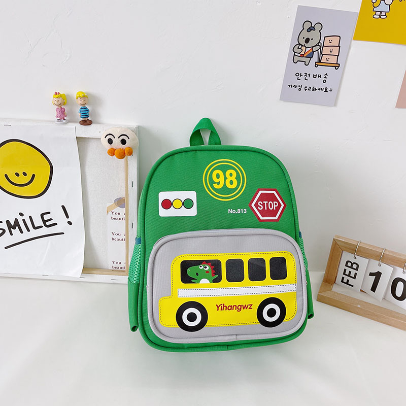 Nylon gyerek hátizsák állat mintával, kapacitás 20 L alatt, cipzárral nyíló, kopásálló és tehercsökkentő