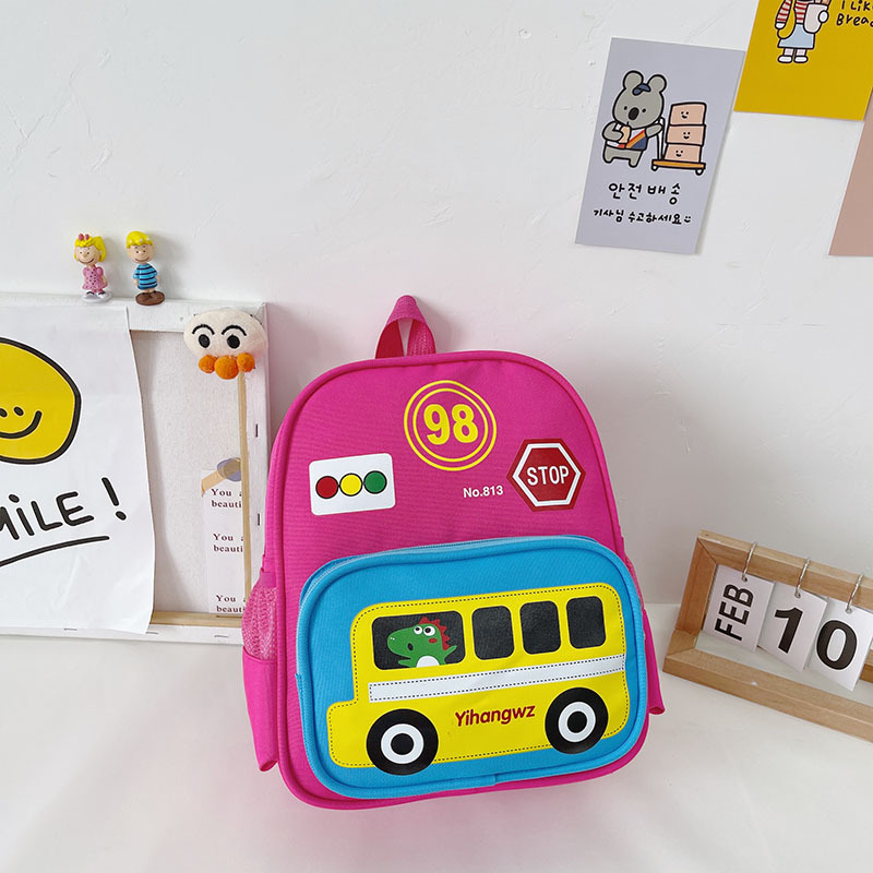 Nylon gyerek hátizsák állat mintával, kapacitás 20 L alatt, cipzárral nyíló, kopásálló és tehercsökkentő