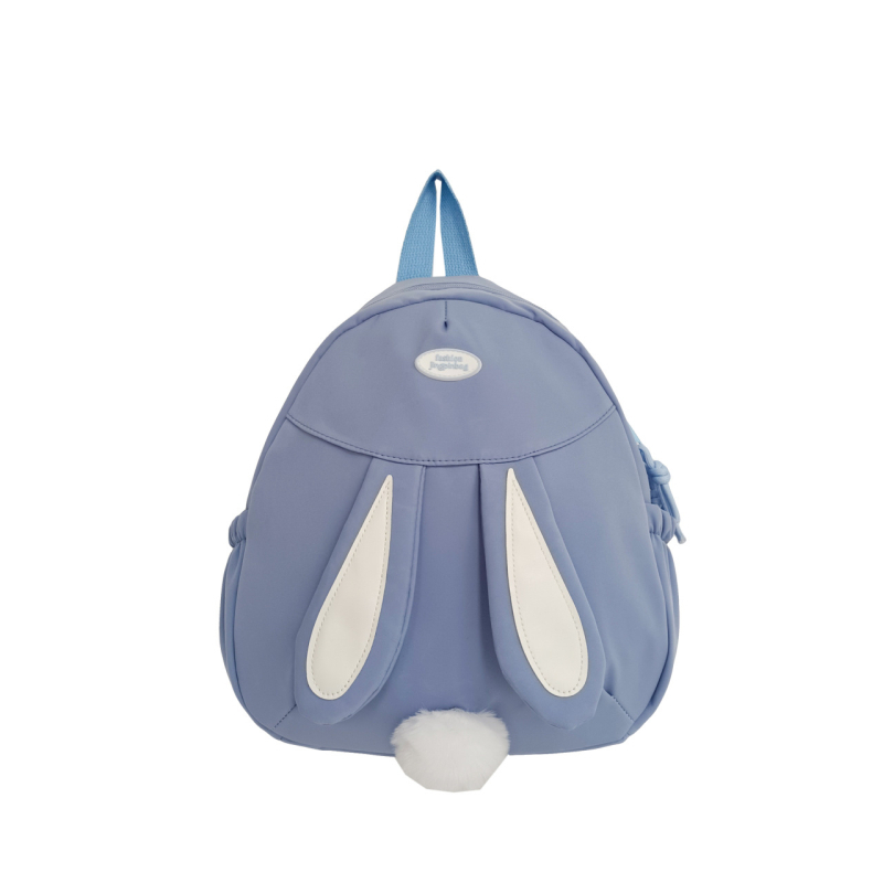 Uniszex iskolai hátizsák nyuszi mintával (anime); nejlon vízálló külső, görbe vállpántok, poliészter bélés, megjelenés nyár 2024