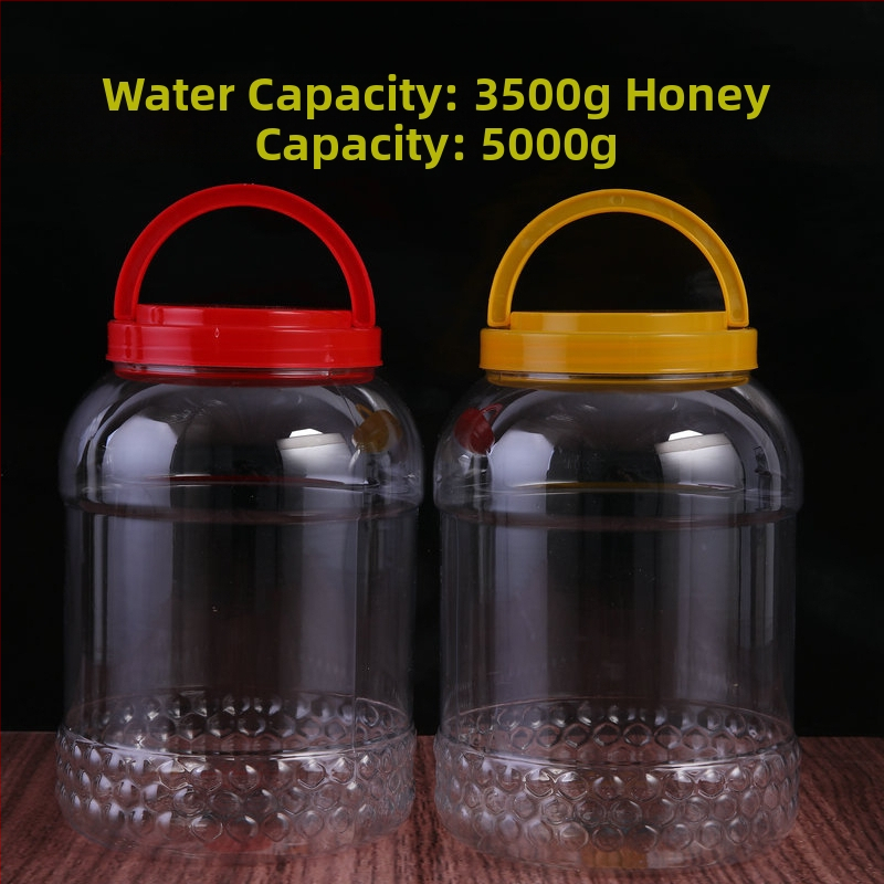 Διαφανές PET δοχείο αποθήκευσης με ευρύ στόμιο για συσκευασία τροφίμων, offset εκτύπωση