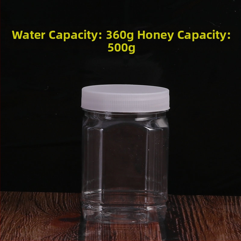 Διαφανές PET δοχείο αποθήκευσης με ευρύ στόμιο για συσκευασία τροφίμων, offset εκτύπωση