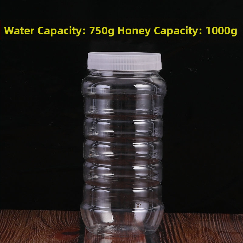 Διαφανές PET δοχείο αποθήκευσης με ευρύ στόμιο για συσκευασία τροφίμων, offset εκτύπωση