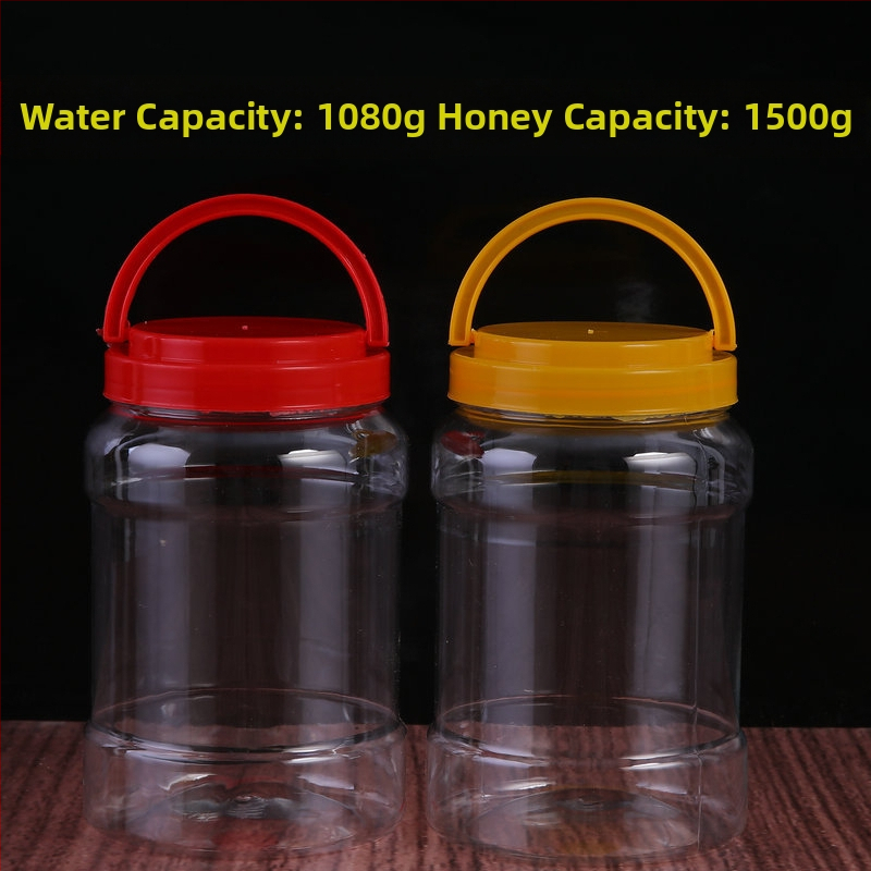 Διαφανές PET δοχείο αποθήκευσης με ευρύ στόμιο για συσκευασία τροφίμων, offset εκτύπωση