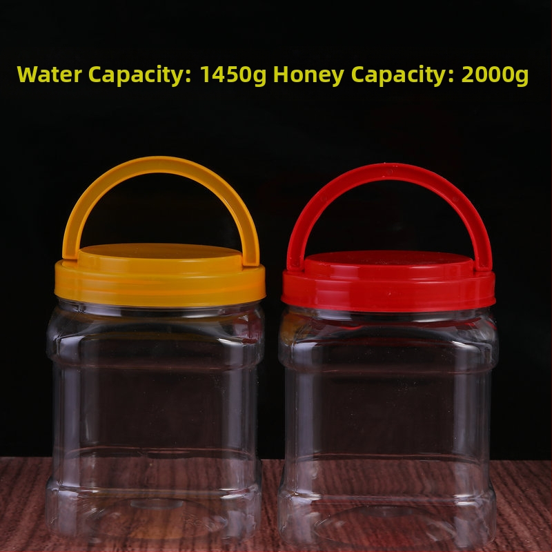 Διαφανές PET δοχείο αποθήκευσης με ευρύ στόμιο για συσκευασία τροφίμων, offset εκτύπωση