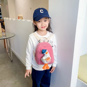 1-3 éves óvodás hátizsák, uniszex, vászon, ultrakönnyű, ívelt vállpántok, rajzfilm minta, poliészter bélés