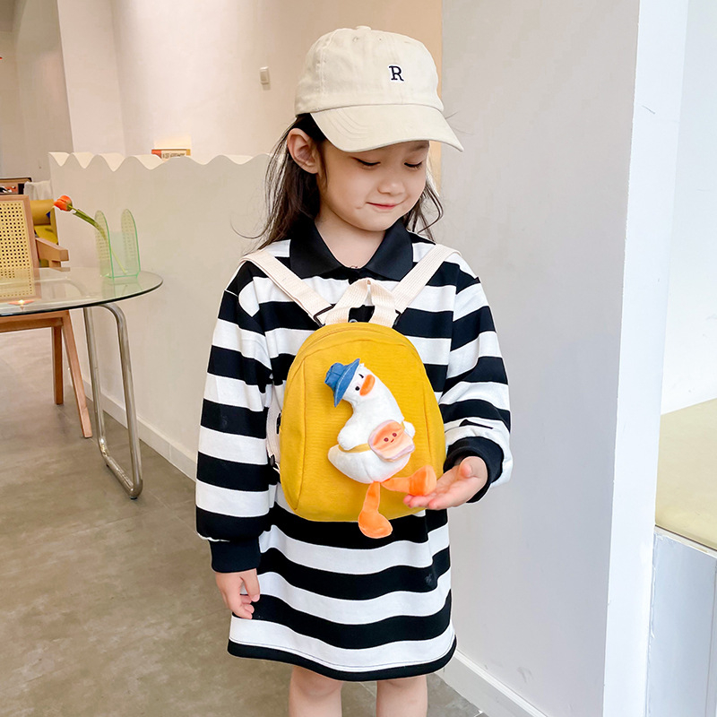 1-3 éves óvodás hátizsák, uniszex, vászon, ultrakönnyű, ívelt vállpántok, rajzfilm minta, poliészter bélés