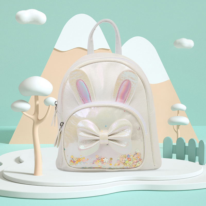 Dječji ruksak s crtanim životinjama, PU materijal, vodootporan, zakrivljene naramenice za olakšanje tereta, podstava od poliestera