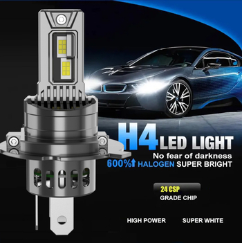 LED automobilske prednje LED svjetla s direktnim priključkom, visoki i niski snop, kompatibilni s H1 H3 H4 H7 H8 H9 H11 HB3 HB4 9005 9006 9012, 12V, 30W, 28000 lm, IP68