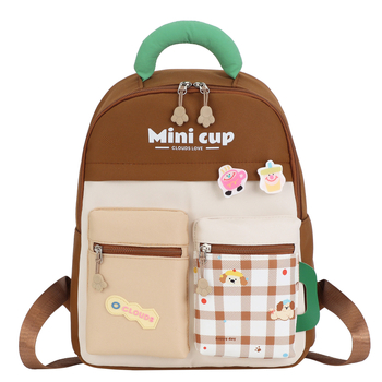 Gyerekeknek szóló hátizsák, uniszex, Oxford anyag, vízálló, ívelt vállpántok