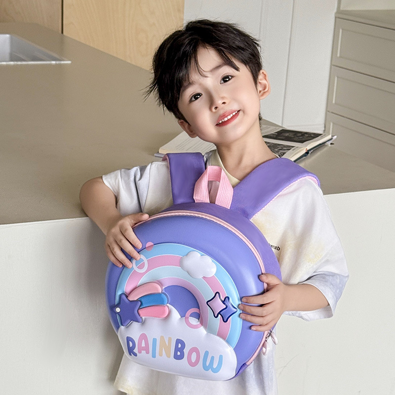 Haonna gyerek hátizsák, uniszex, Oxford anyag, állatmintás, görbült vállpántok, iskolába