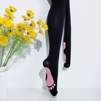 Harisnyanadrág macska tapp dizájnnal, nylon 80D, anti-szakadás és anti-akadás, közepes vastagság – nőknek