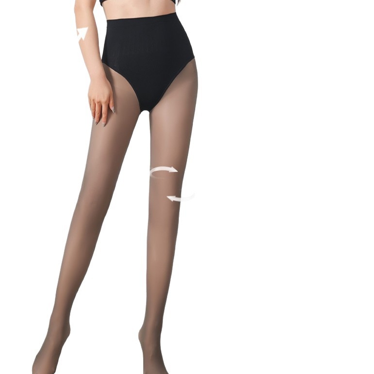 Nylon formázó harisnya fenékemeléssel, vastagított, egyszínű