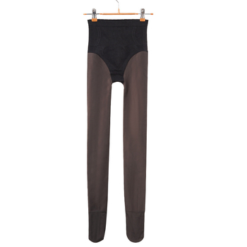 Ženske leggings s dizanjem bokova i oblikovanjem, poliester, jednobojni uzorak, srednja gustoća tkanine