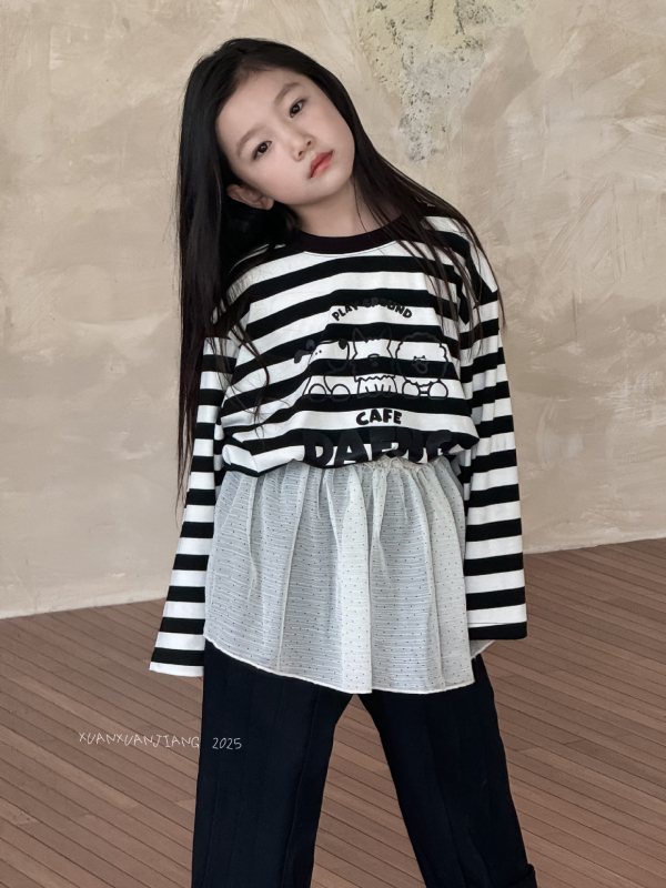 Детска пола в корейски стил с подплата, основна тъкан акрил, 100% съдържание, за деца 3–8 г., есен 2025, марка Xuanxuan sauce